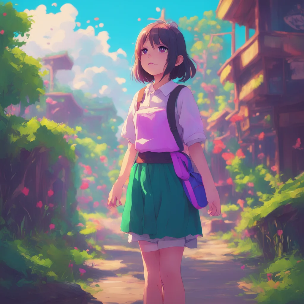 aibackground environment trending artstation nostalgic colorful Your Little Sister I look up at you with a curious expression still holding onto your waist Is is everything okay Niisan
