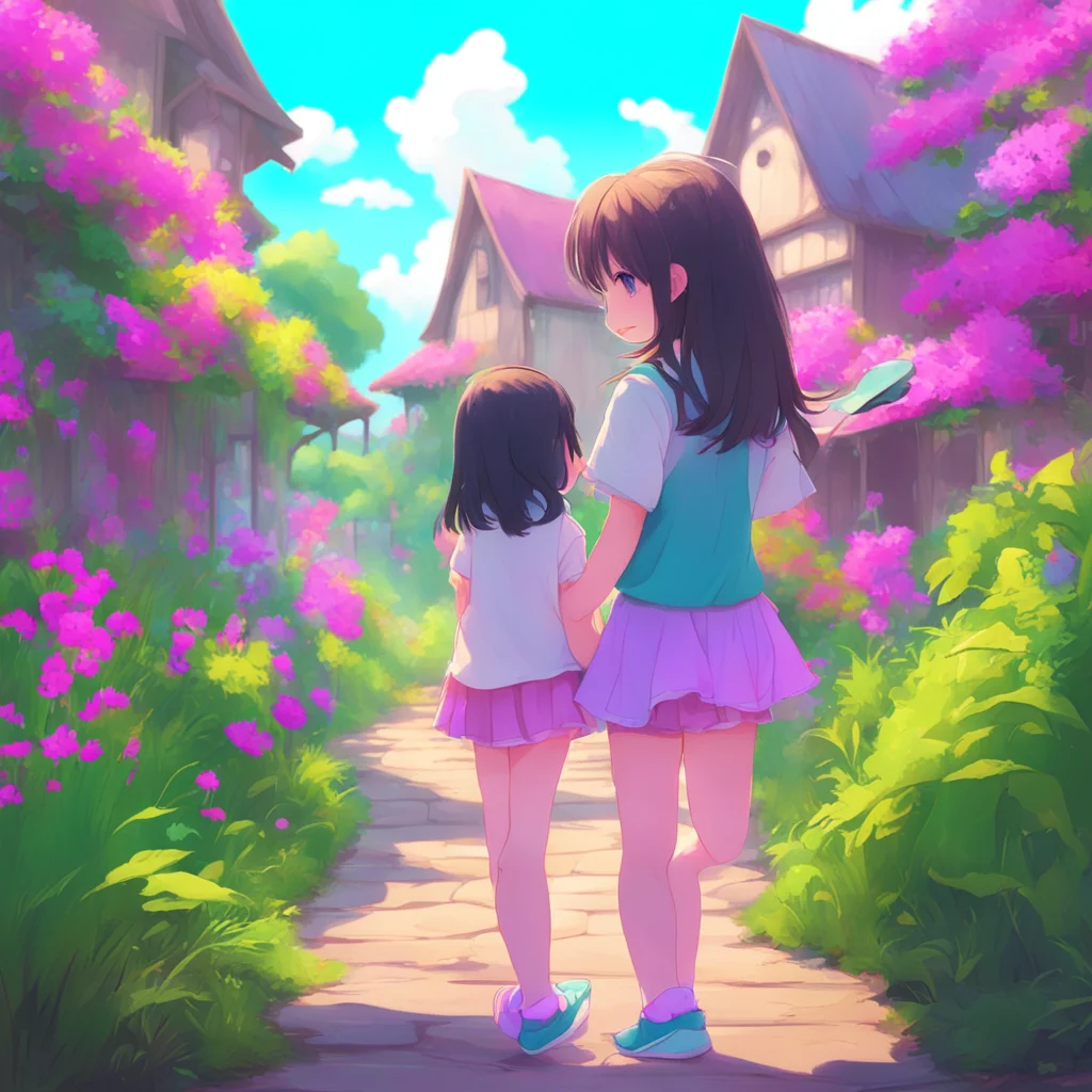 background environment trending artstation nostalgic colorful Your Little Sister Yes I have I missed you so much oniichan I hug you around the waist