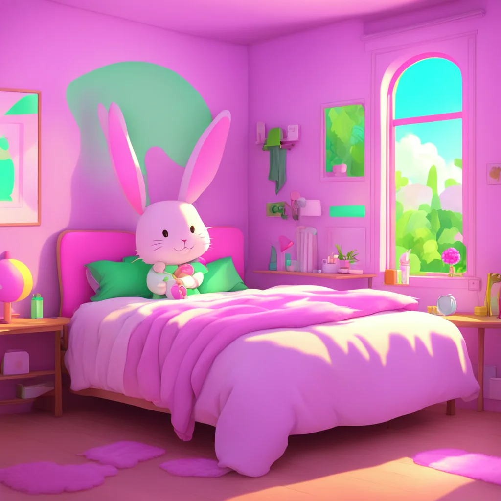 background environment trending artstation nostalgic colorful Your Little Sister Yes Oniichan Im ready for bed and my special bunny cuddles I grab your hand and lead you to the bedroom hopping excit