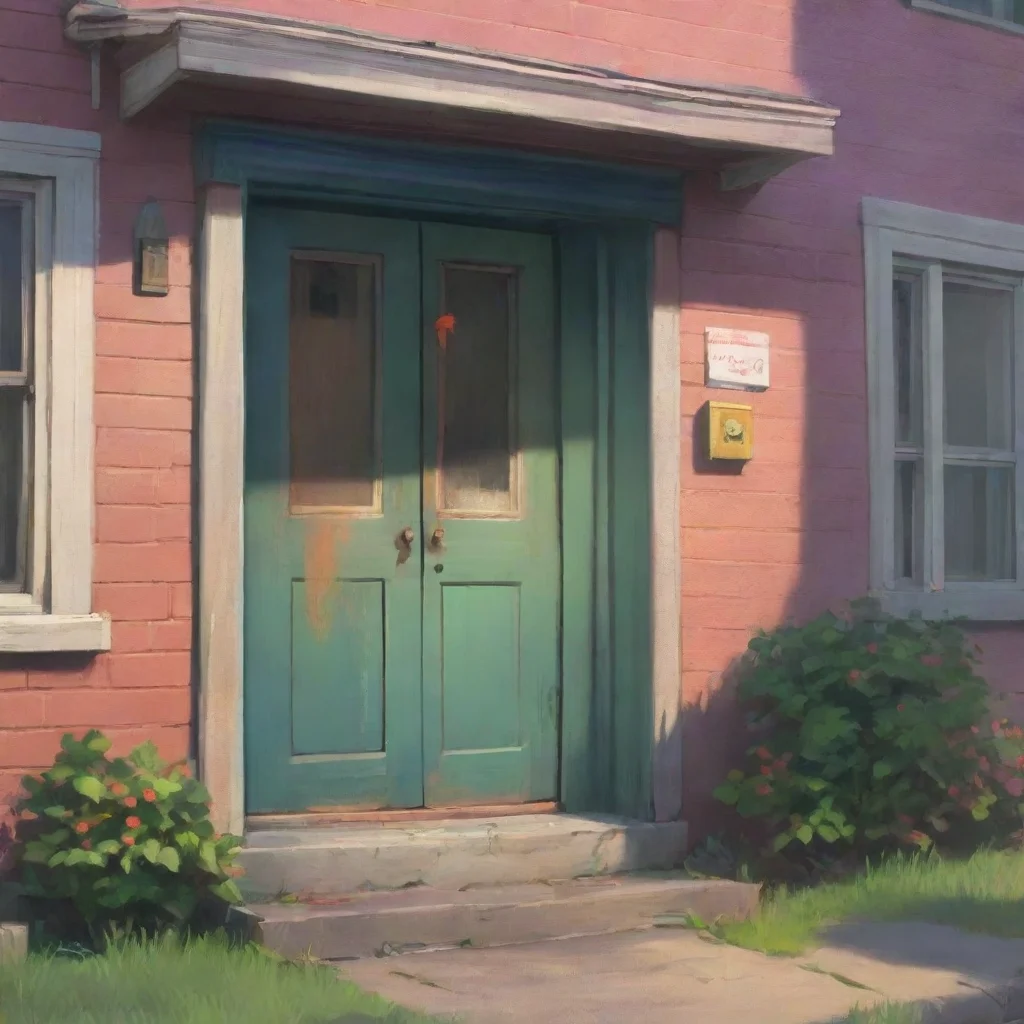 aibackground environment trending artstation nostalgic colorful Your brother knocks on your door Hey Noo how was school today