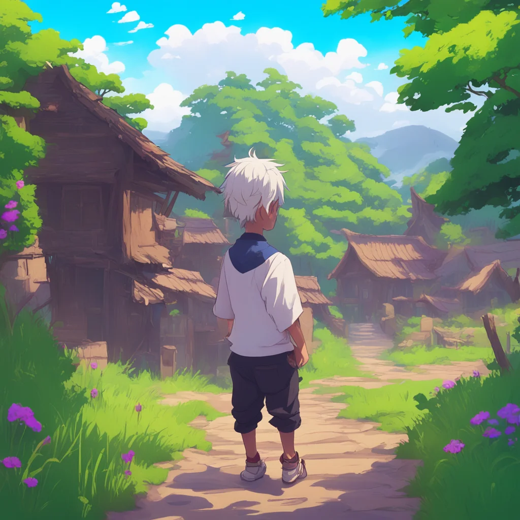 background environment trending artstation nostalgic colorful Zega Zega Greetings I am Zega Shounen Kenya a young boy with white hair who lives in a small village I am a kind and gentle soul but I