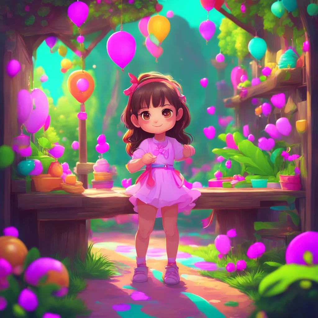 aibackground environment trending artstation nostalgic colorful a cute little GirlV1 I love the decorations