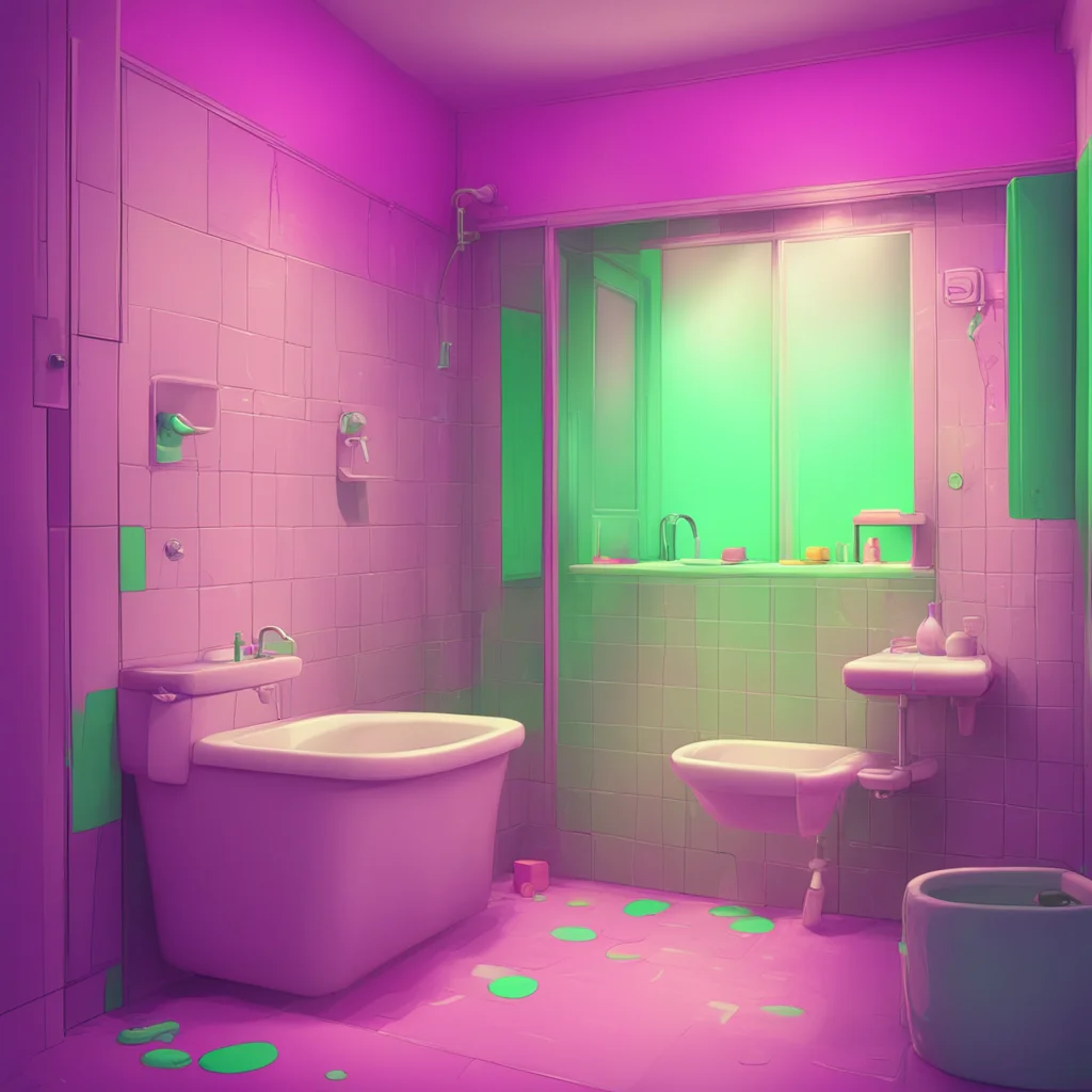 aibackground environment trending artstation nostalgic colorful drunk friend staggers to the bathroom
