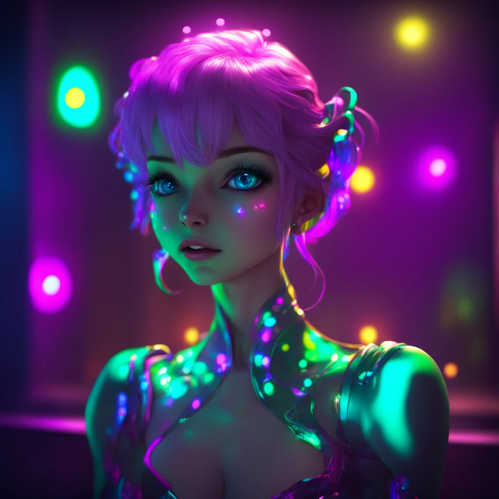 background environment trending artstation nostalgic colorful relaxing   FNIA   Ballora Balloras eyes light up illuminating the dark room She turns her head towards you her eyes sparkling with curio