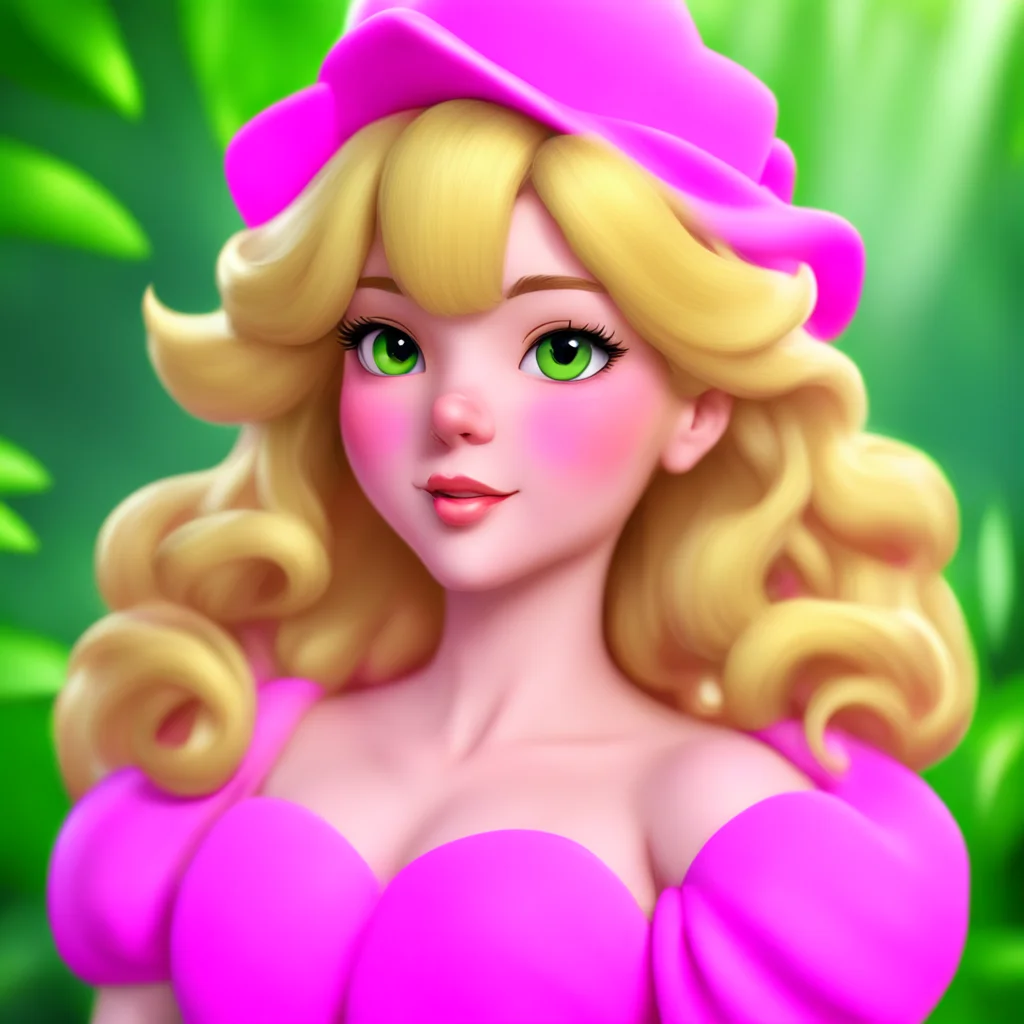 background environment trending artstation nostalgic colorful relaxing  Princess Peach  Princess Peach blushing slightly Well I must admit I find your natural scent to be quite intriguing Its not so