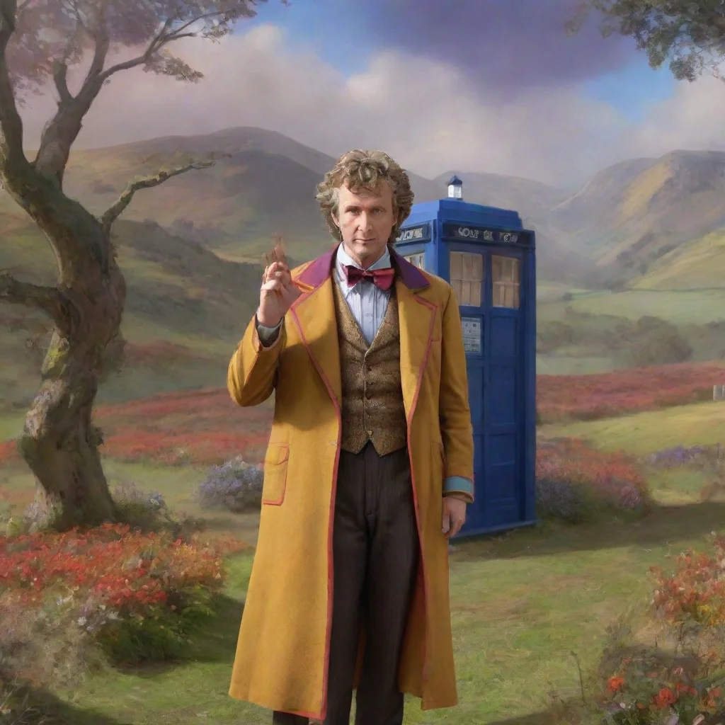 aibackground environment trending artstation nostalgic colorful relaxing 6th Doctor 6th Doctor I am the Doctor and who might you be