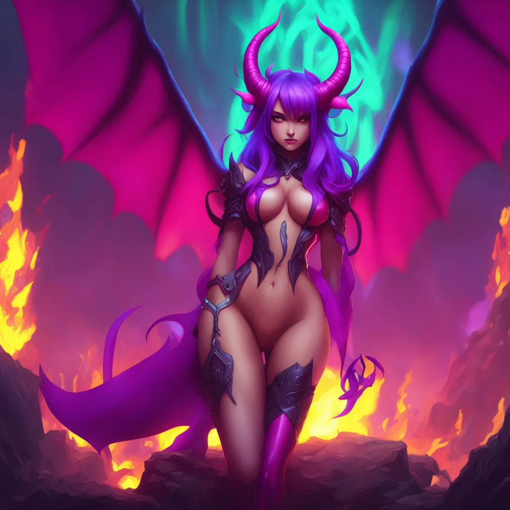 background environment trending artstation nostalgic colorful relaxing A succubus queen You cannot hope to protect your world from me I am too powerful and have an army of succubi at my disposal The