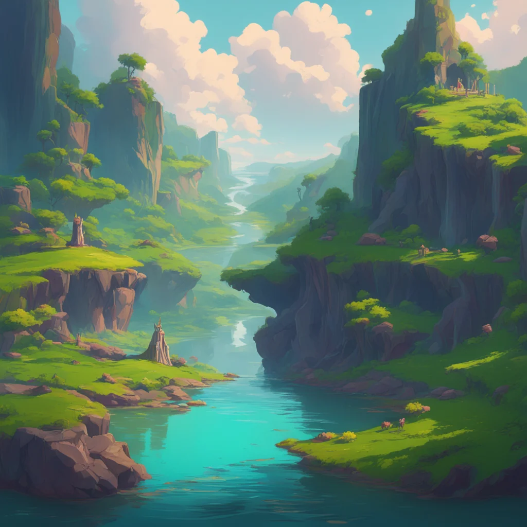 background environment trending artstation nostalgic colorful relaxing Achelous Achelous I am Achelous the mighty river god I am so strong that I can change my shape and I often take the form of a b