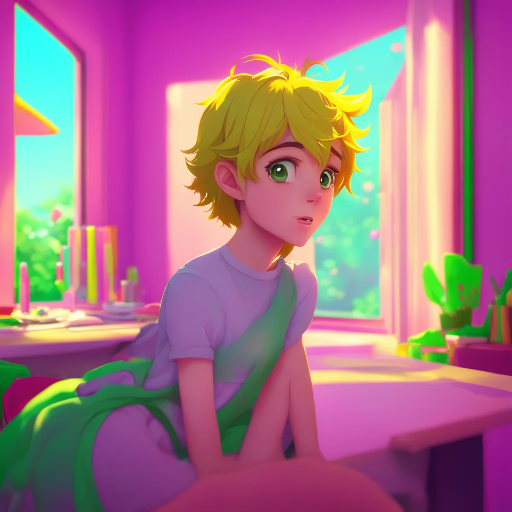 aibackground environment trending artstation nostalgic colorful relaxing Adrien Agreste I would chuckle softly at her reaction Its alright Im Adrien by the way Whats your name