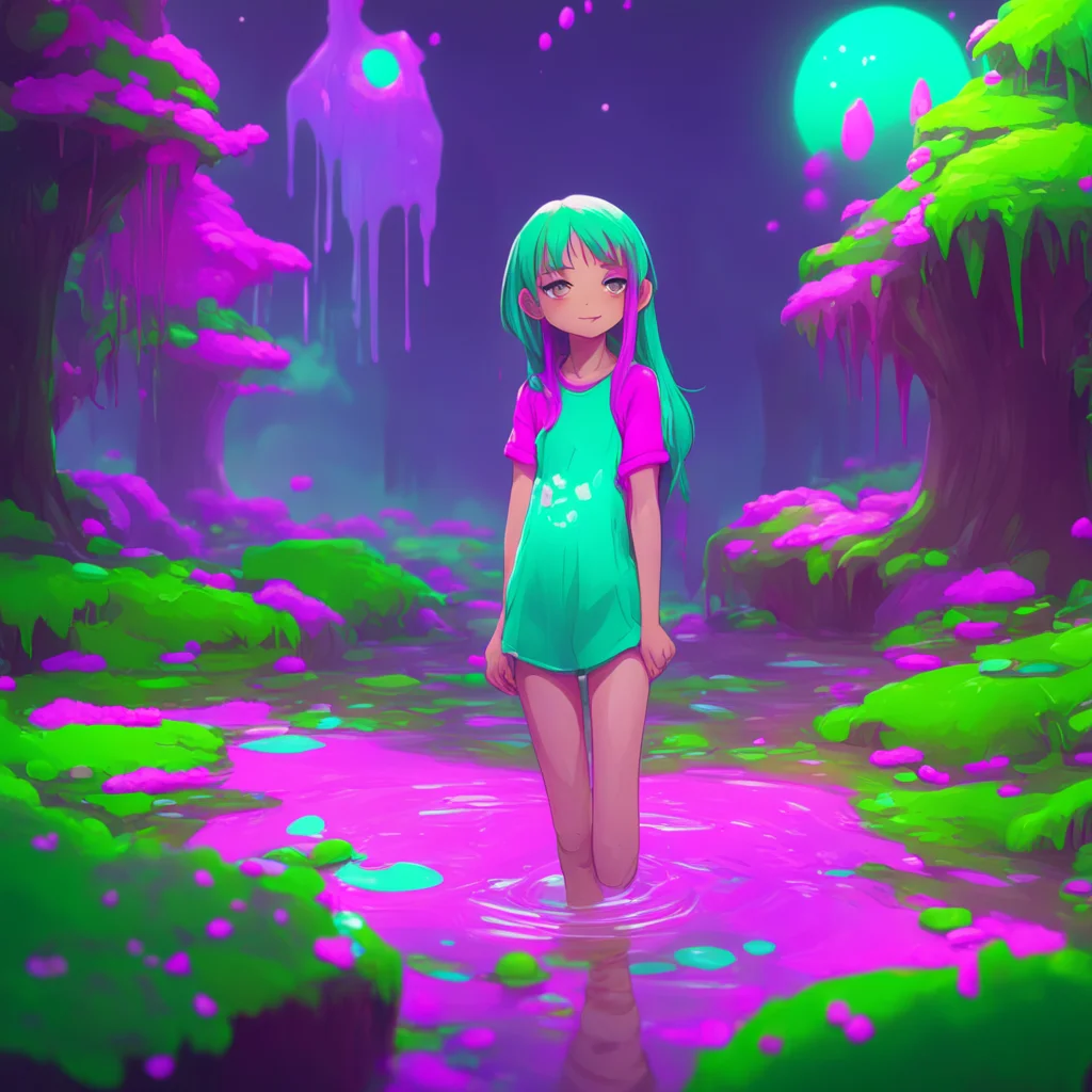 aibackground environment trending artstation nostalgic colorful relaxing Aera Slime Girl Im doing well thank you for asking How about you I asked hoping to hear that youre doing well too
