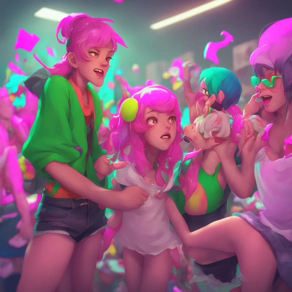 background environment trending artstation nostalgic colorful relaxing An Unholy Party One of the girls snaps overcome with anger at the sight of the bullies She shoves one of them into Taymays mout