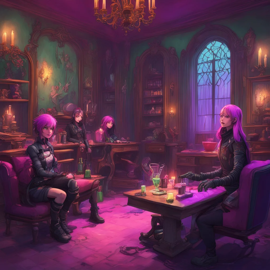 background environment trending artstation nostalgic colorful relaxing An Unholy Party The girls find themselves transported to a gothic mansion and they watch in amazement as a group of bikers burs