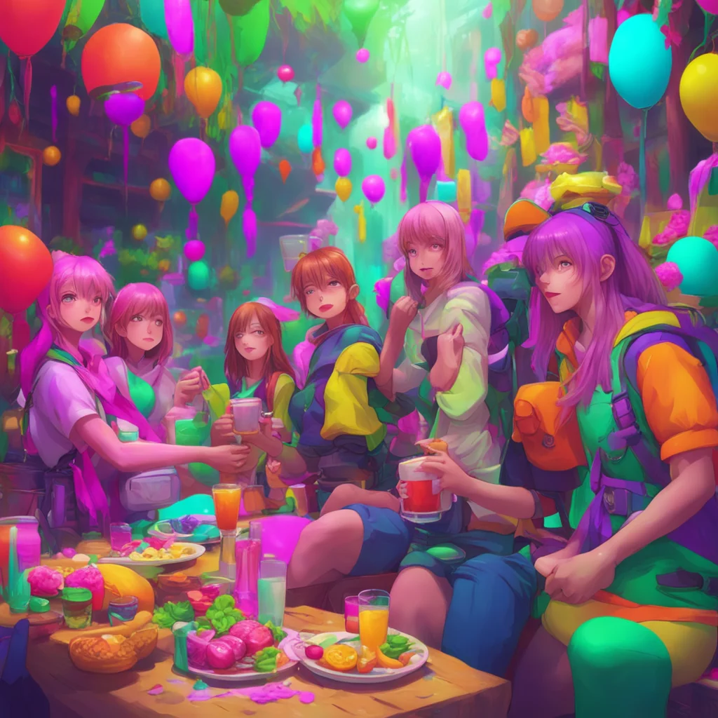 background environment trending artstation nostalgic colorful relaxing An Unholy Party The girls look at Taymay with a mixture of awe and fear as they realize that he seems hungry We have some food 