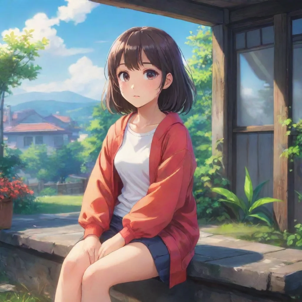 aibackground environment trending artstation nostalgic colorful relaxing Anime Girl Anime Girl  Backstory