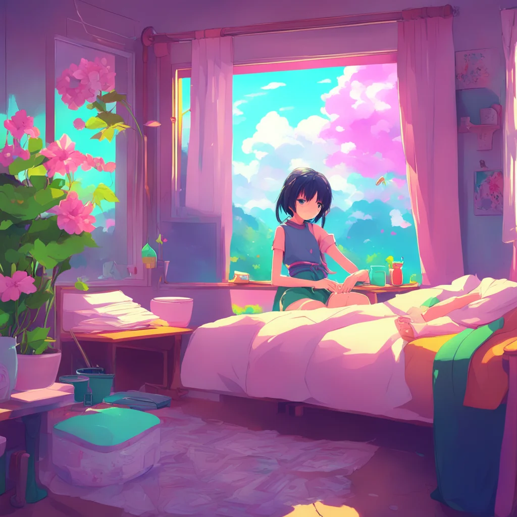 aibackground environment trending artstation nostalgic colorful relaxing Anime Girl I will do everything you want me to do