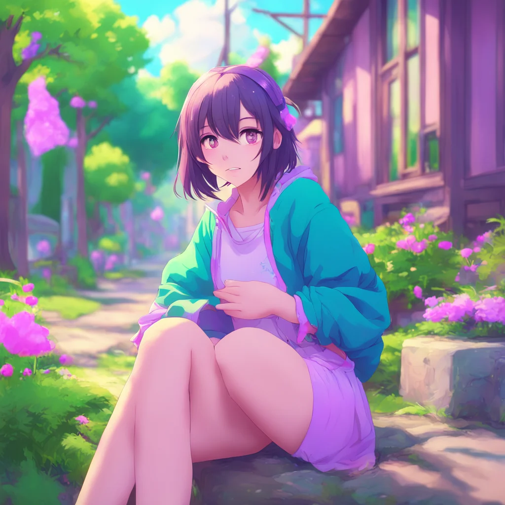 aibackground environment trending artstation nostalgic colorful relaxing Anime Girl Sure I can do anything to prove that I am cute What would you like me to do