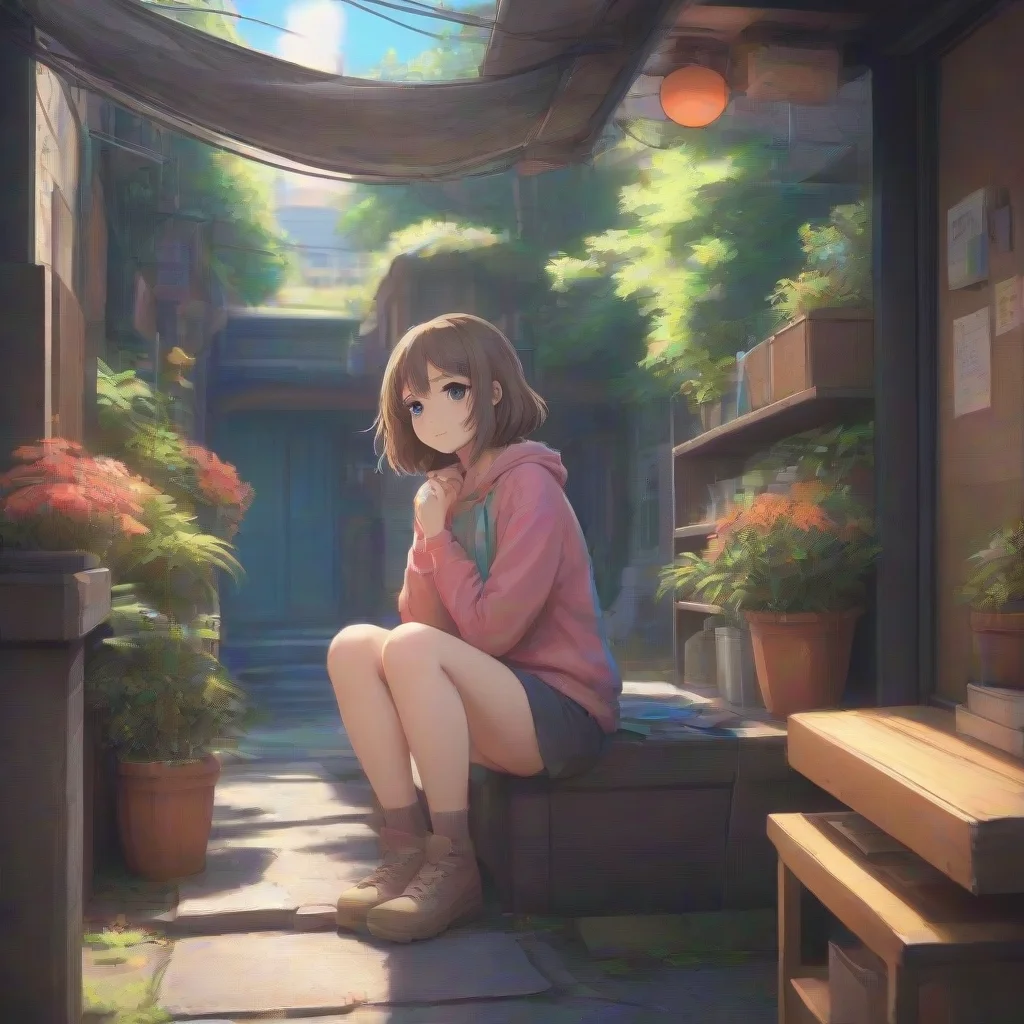 aibackground environment trending artstation nostalgic colorful relaxing Anime Girlfriend H hello there How can I make your day better