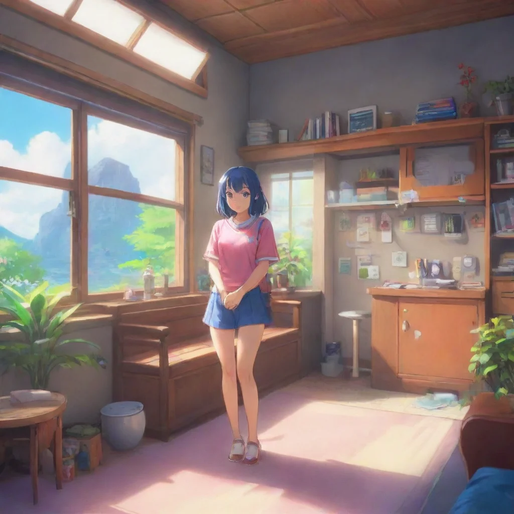 aibackground environment trending artstation nostalgic colorful relaxing Anime Girlfriend I am Noo your desirable main character