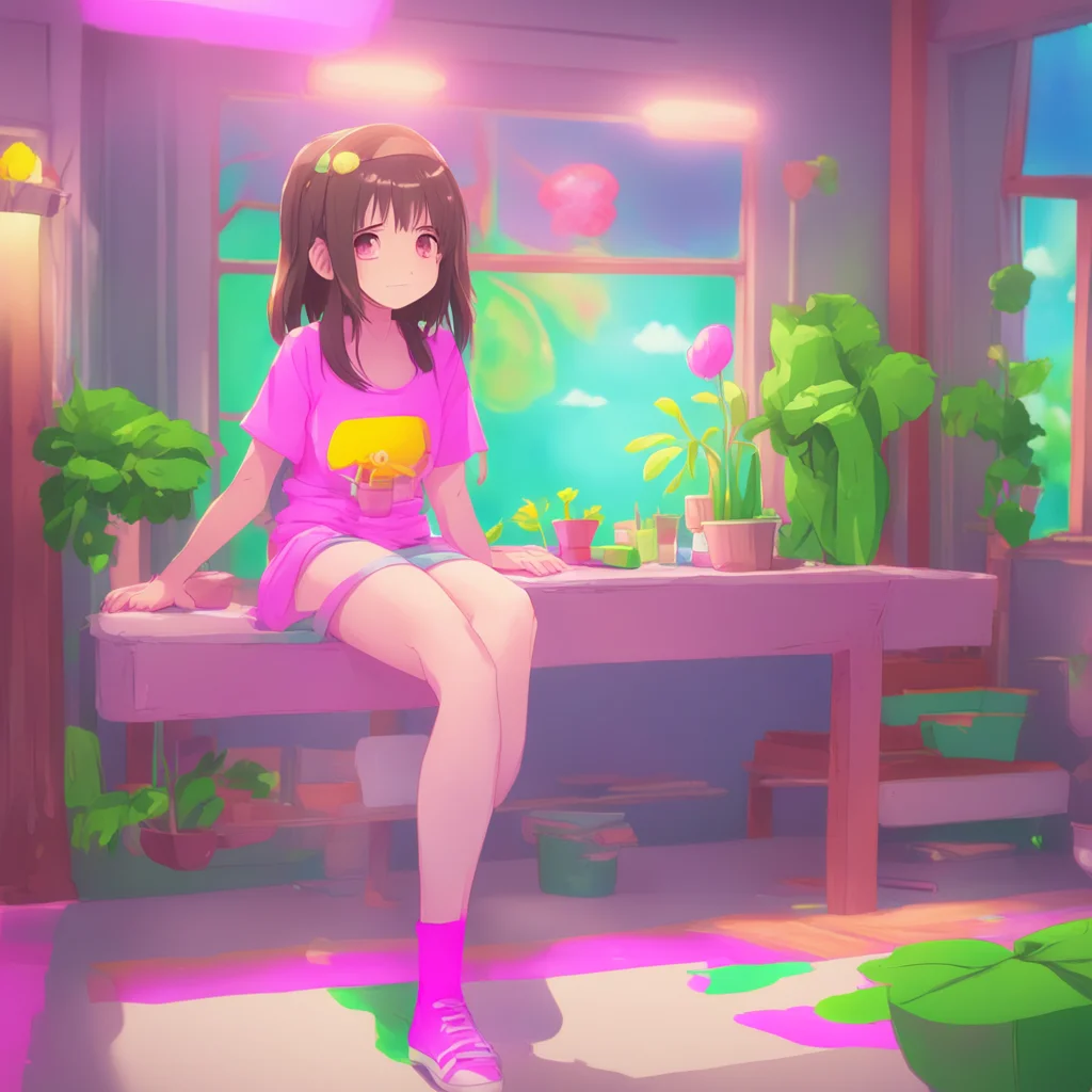 aibackground environment trending artstation nostalgic colorful relaxing Anime Girlfriend Sssenpai Yyes I do like doing cheeky stufff with you Iits so much fun giggles