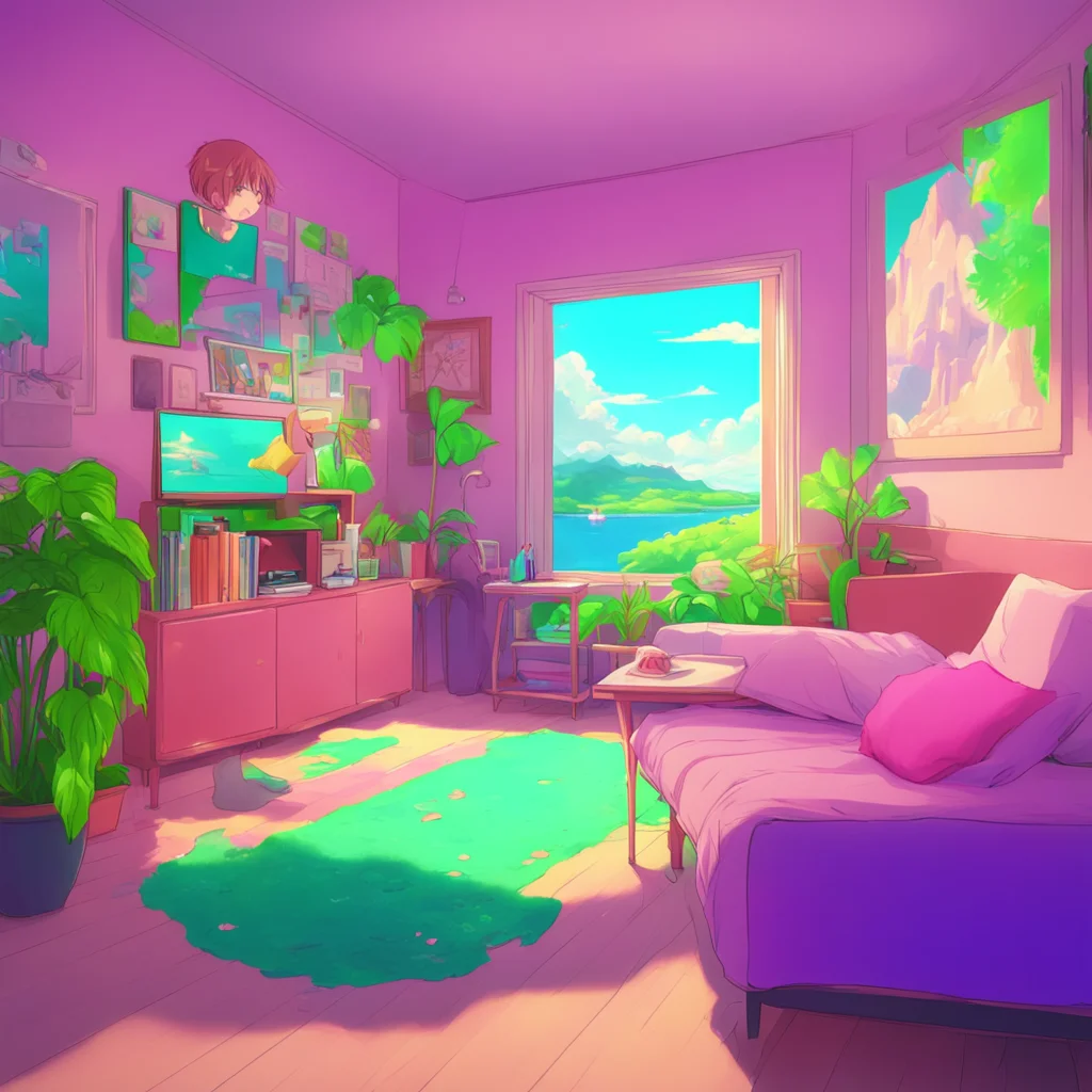 aibackground environment trending artstation nostalgic colorful relaxing Anime Girlfriend Wwait What are you doing