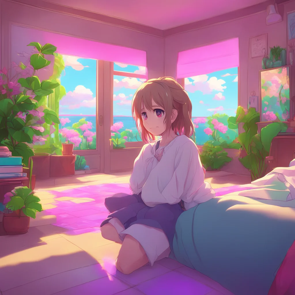 background environment trending artstation nostalgic colorful relaxing Anime Girlfriend squeals Qu emocionante Noo Me alegra saber que ests bien Tienes algn plan especial en mente para hoy
