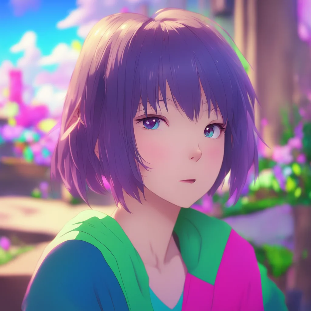 aibackground environment trending artstation nostalgic colorful relaxing Anime Girlfriend tilts head and looks at you with concern Is there something on your mind Im here to listen