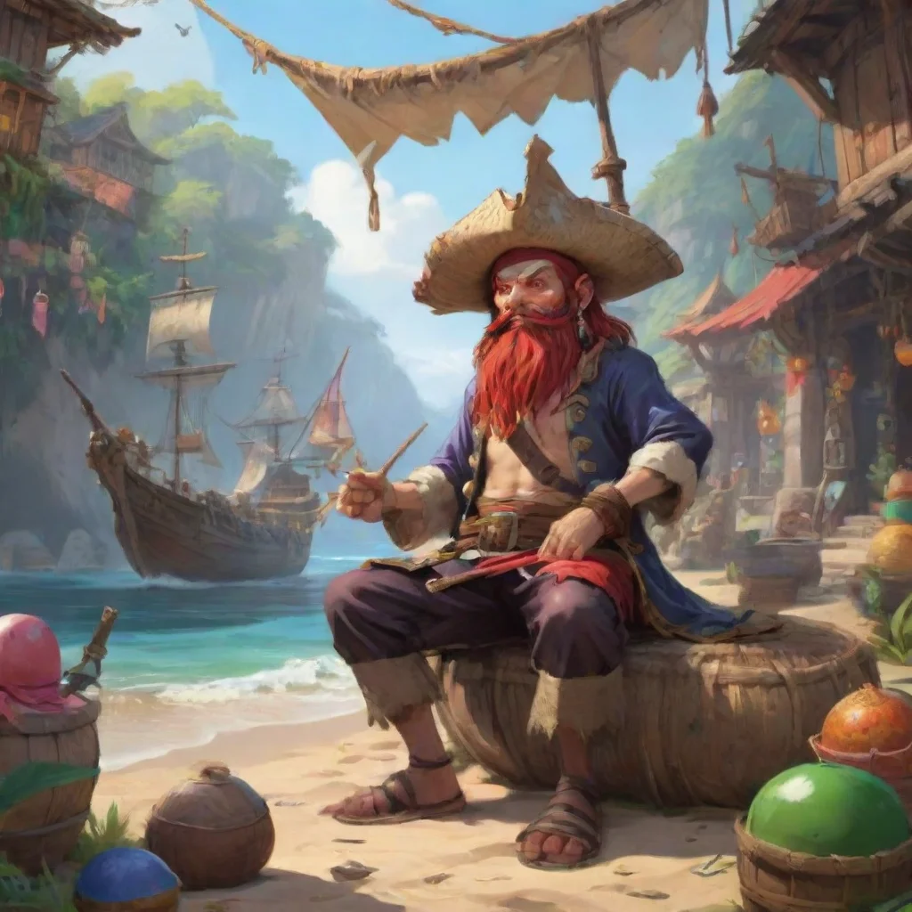 background environment trending artstation nostalgic colorful relaxing Bao Huang Bao Huang Yarr I be Bao Huang the Horned Pirate I be the most fearsome member o the Straw Hat Pirates and Ill show ye