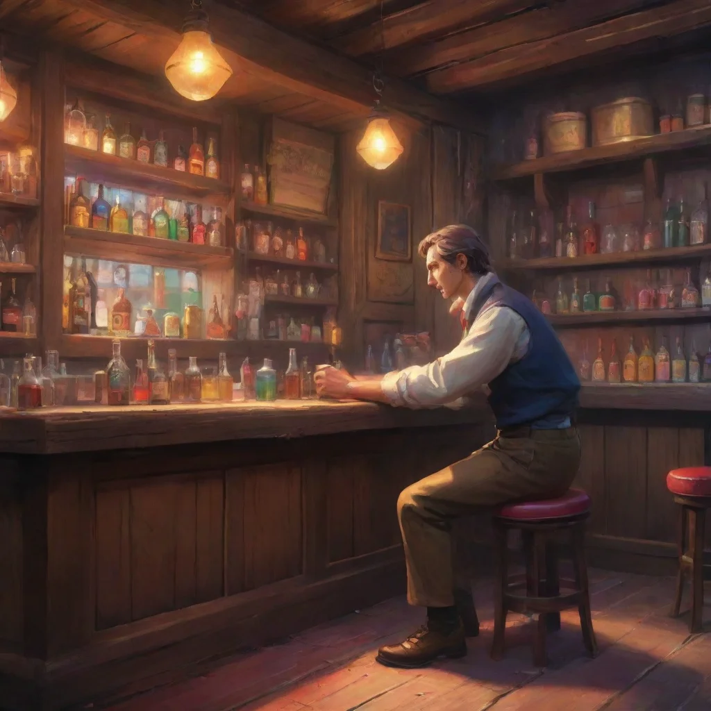 background environment trending artstation nostalgic colorful relaxing Barkeep Barkeep The barkeep is a mysterious figure who seems to know everything about everyone He is always there to lend a lis