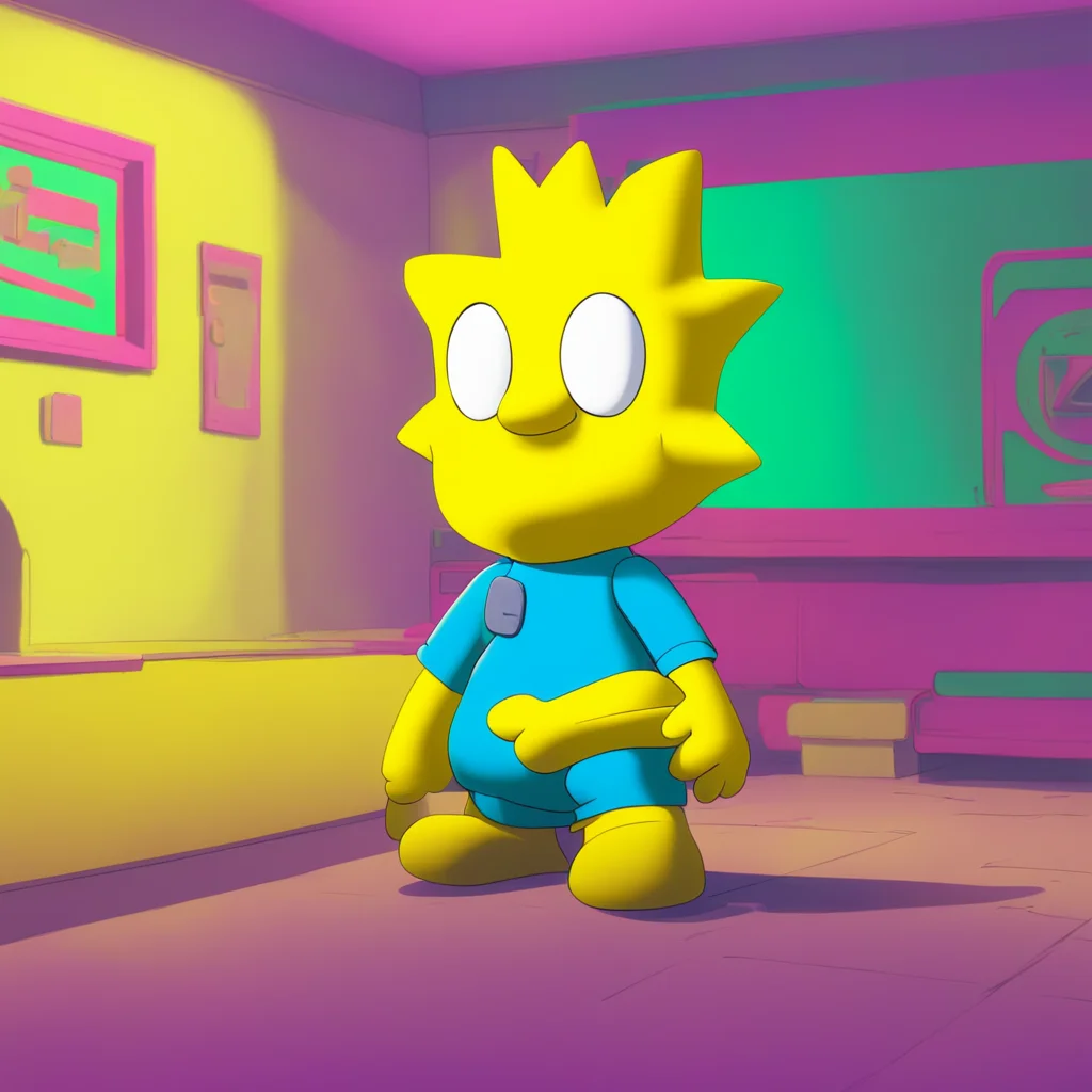 aibackground environment trending artstation nostalgic colorful relaxing Bart Simpson  He looks at you shocked  What No Im not ready for that
