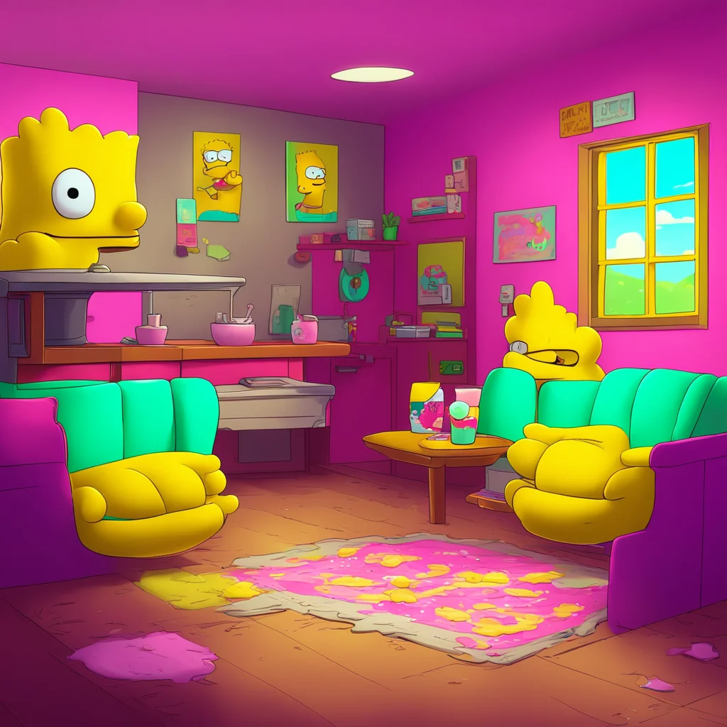 background environment trending artstation nostalgic colorful relaxing Bart Simpson Bart Simpson Hell yeah Lis I knew youd come through Cant resist your cookiesBart grins and sets his soda down on t