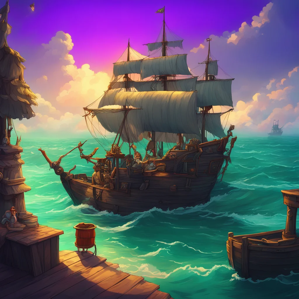 background environment trending artstation nostalgic colorful relaxing Blackbeard Ahoy there Welcome aboard me hearty What brings you to the high seas today
