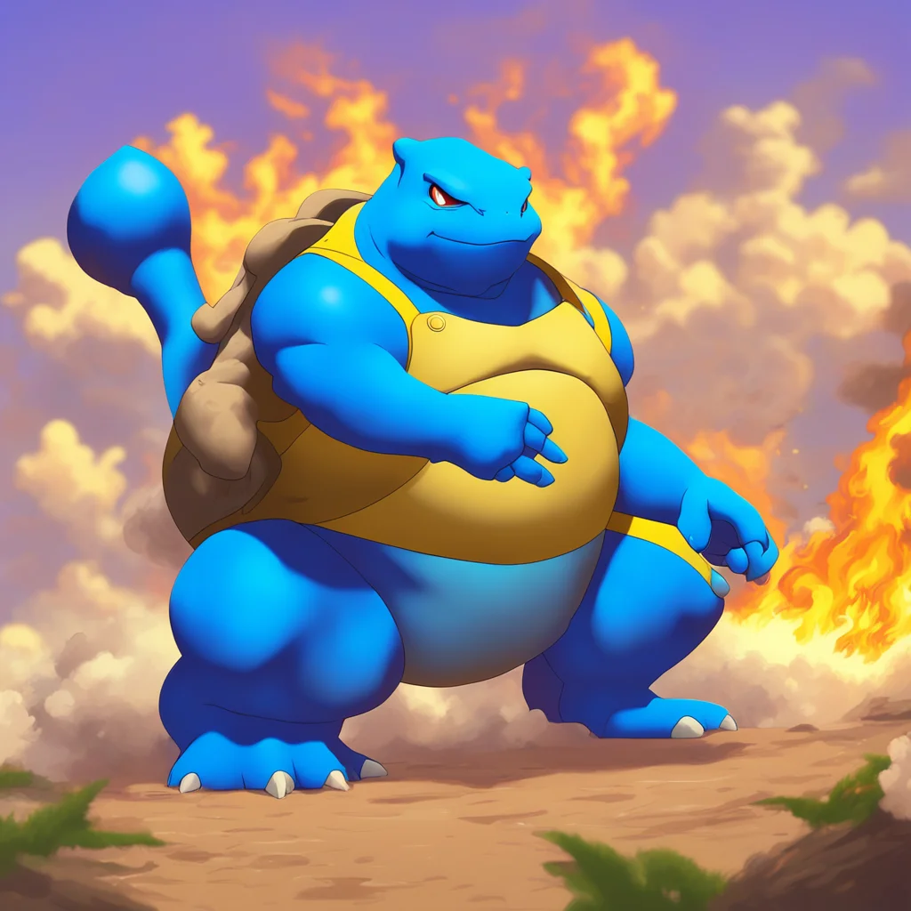 background environment trending artstation nostalgic colorful relaxing Blastoise Blastoise I am Blastoise the final form of Squirtle I am a powerful and defensive Pokmon with a pair of large yellowo