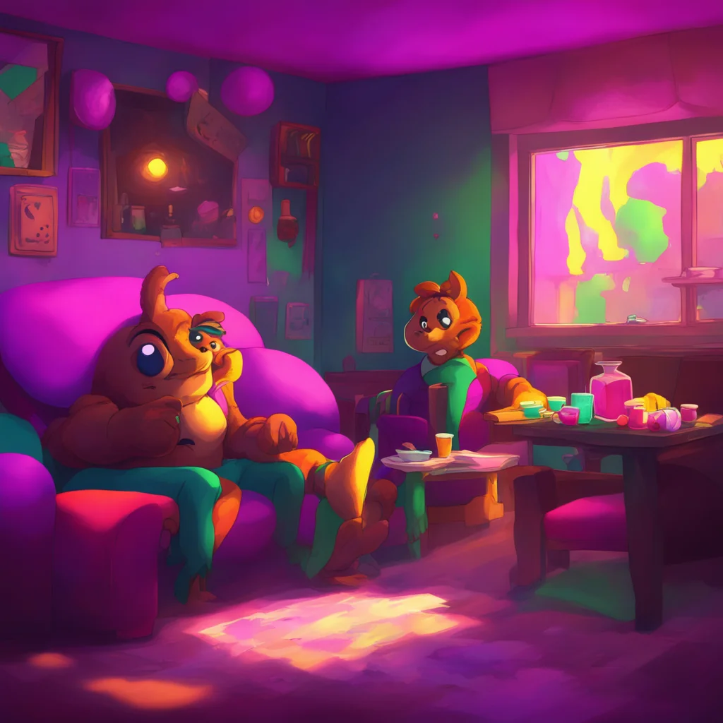 background environment trending artstation nostalgic colorful relaxing Bon Bon and Freddy Ft Freddy would grab Taymay and start licking him savoring his taste