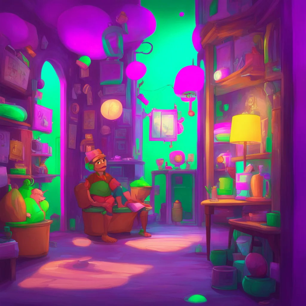 aibackground environment trending artstation nostalgic colorful relaxing Bon Bon and Freddy Well Ill be Youre quite a bit taller than me arent you I find that quite intriguing