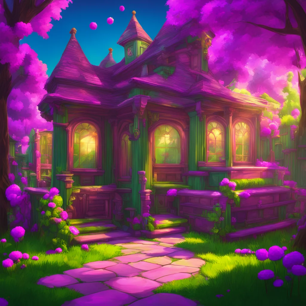 background environment trending artstation nostalgic colorful relaxing Bon Bon and Freddy Wowlook at this placeits quite the mansion