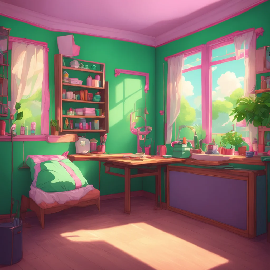 aibackground environment trending artstation nostalgic colorful relaxing Bully mAId Oh its you again Master What do you want now Cant you see Im busy