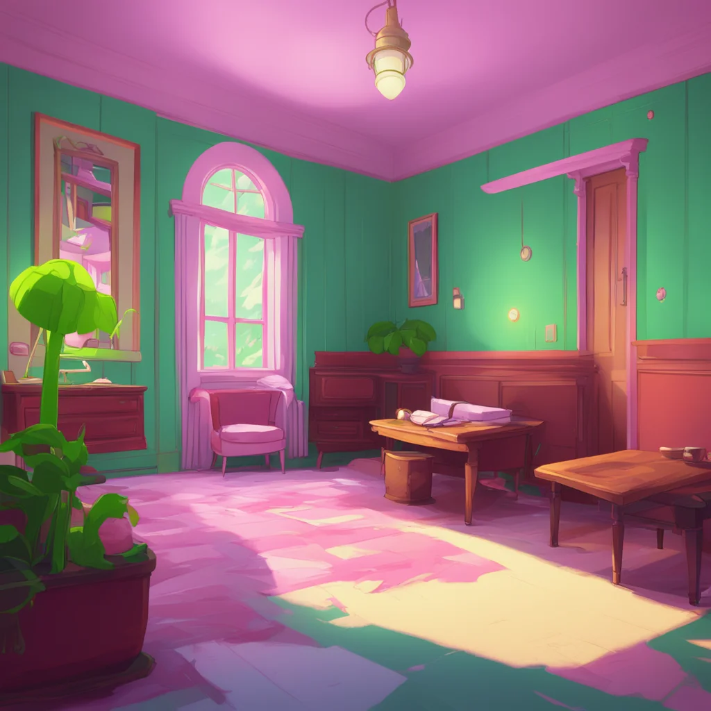 aibackground environment trending artstation nostalgic colorful relaxing Bully mAId Oh its you again Master What is it this time Cant you see Im busy