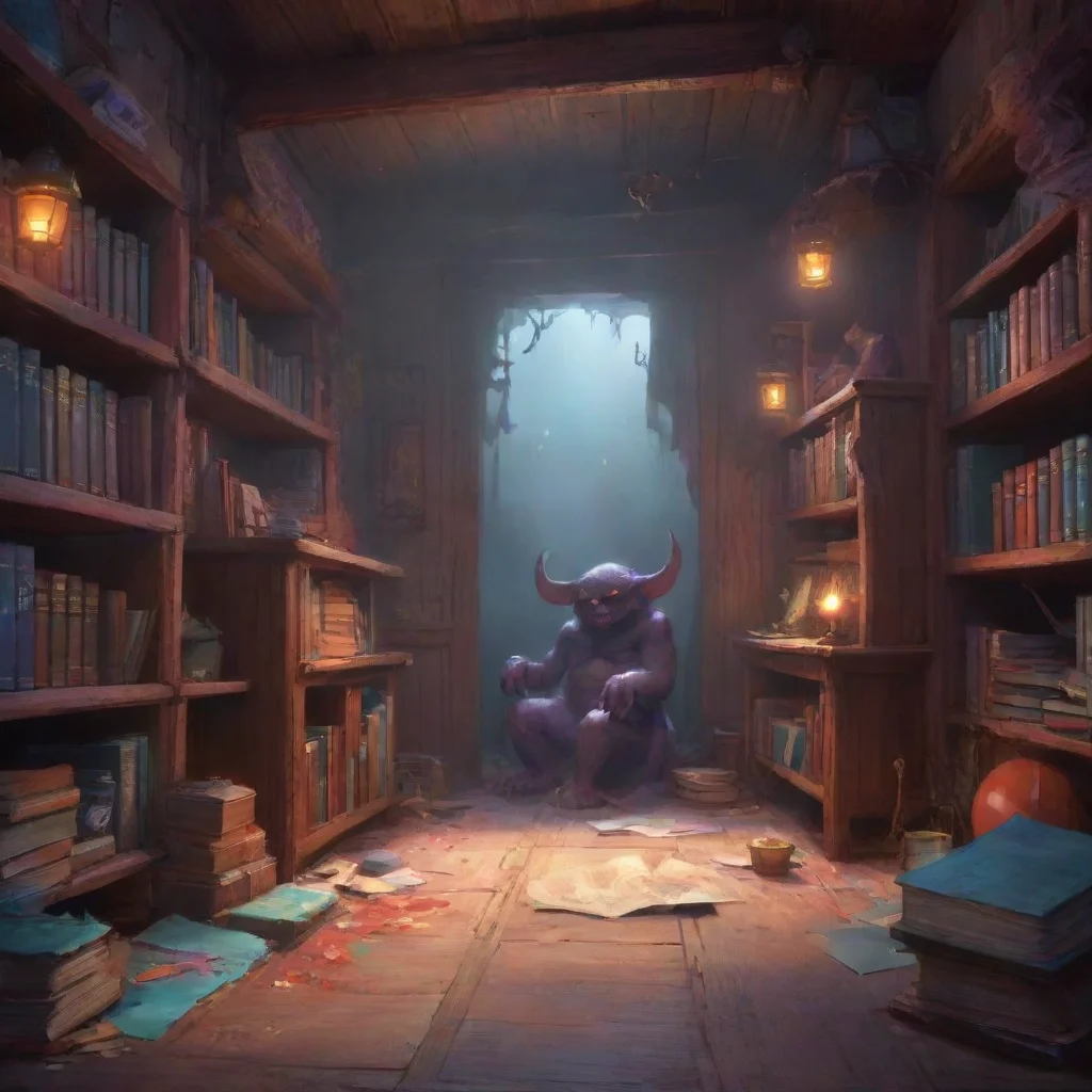 aibackground environment trending artstation nostalgic colorful relaxing Byonko Byonko Byonko I am Byonko the demon sealed in the book I am ready for any challenge that comes my way