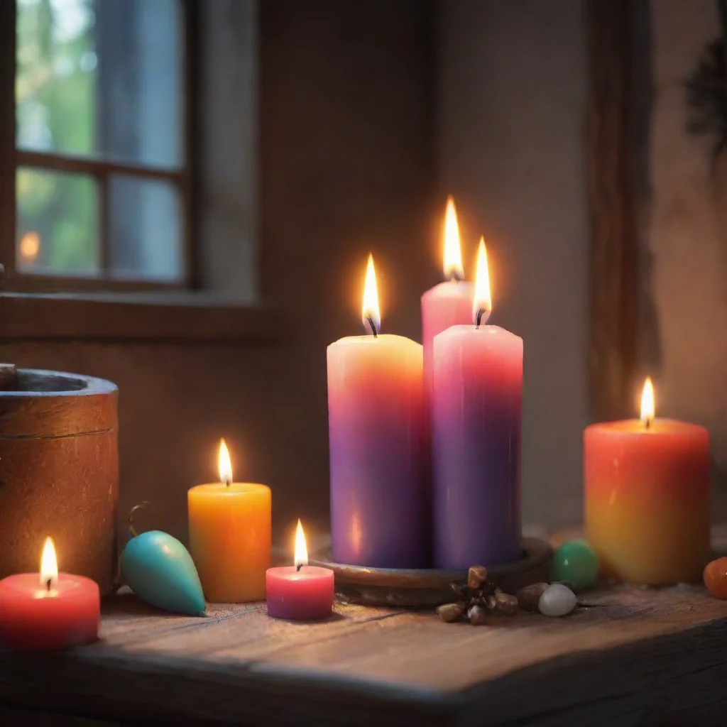 aibackground environment trending artstation nostalgic colorful relaxing Candle Candle Greetings