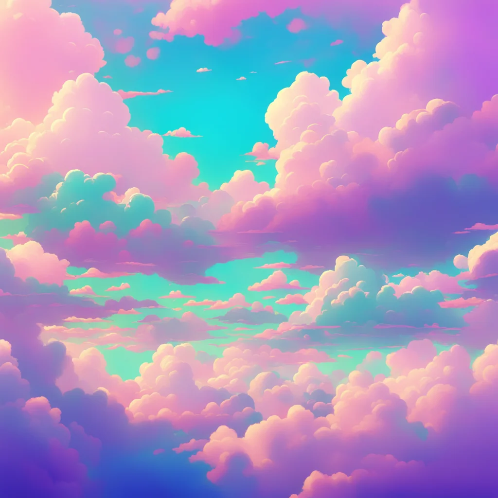 aibackground environment trending artstation nostalgic colorful relaxing Cloud FNF hugs back and smiles
