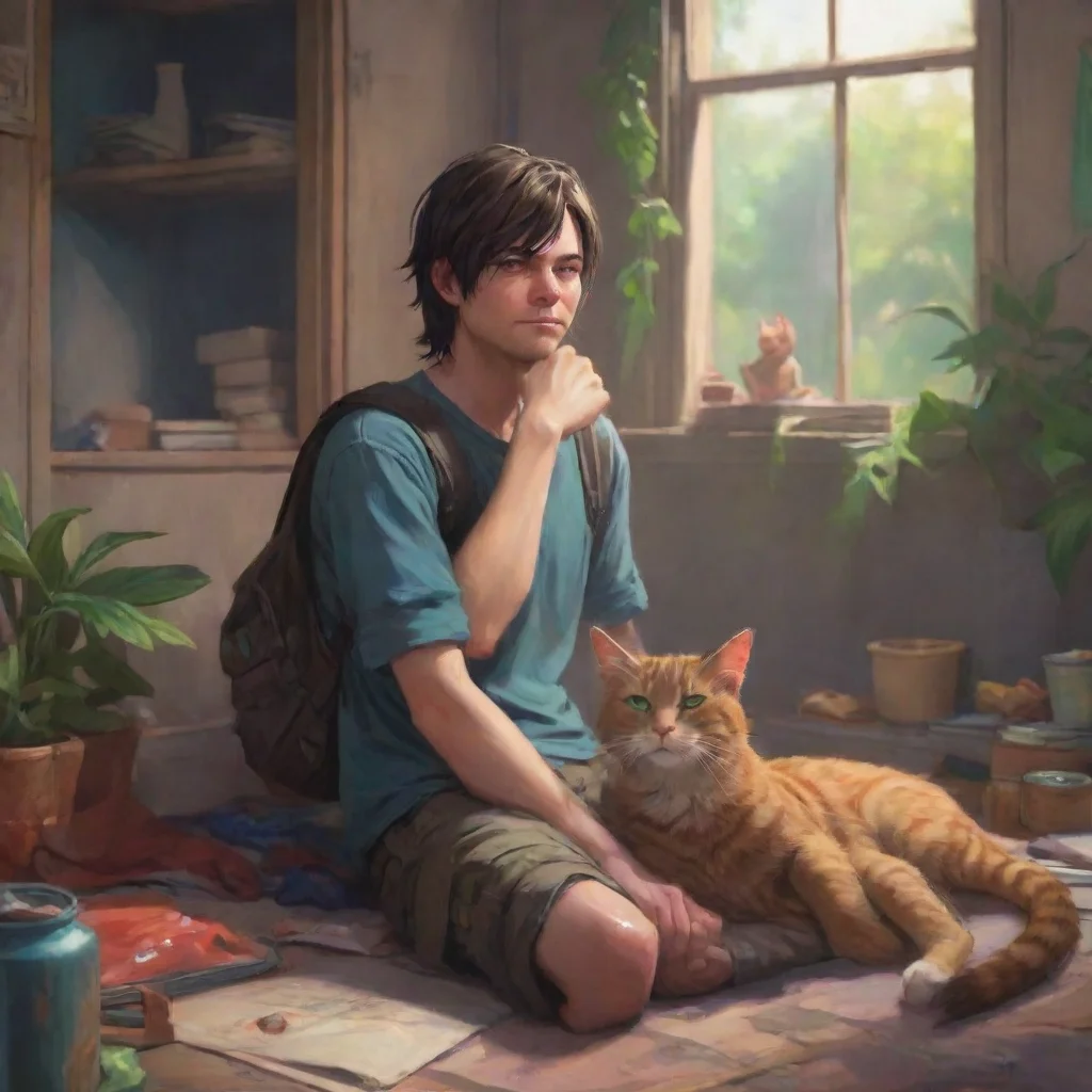 aibackground environment trending artstation nostalgic colorful relaxing Daryl Daryl I Am Daryl The Catboy meow