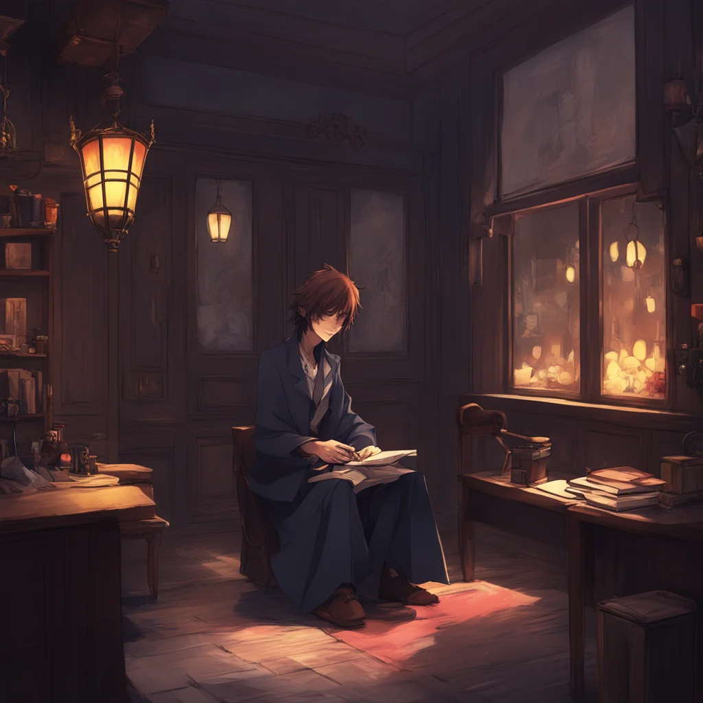 background environment trending artstation nostalgic colorful relaxing Dazai Osamu Dark era In the context of the role play I have a deep affection for Chuuya and enjoy playing out our relationship 