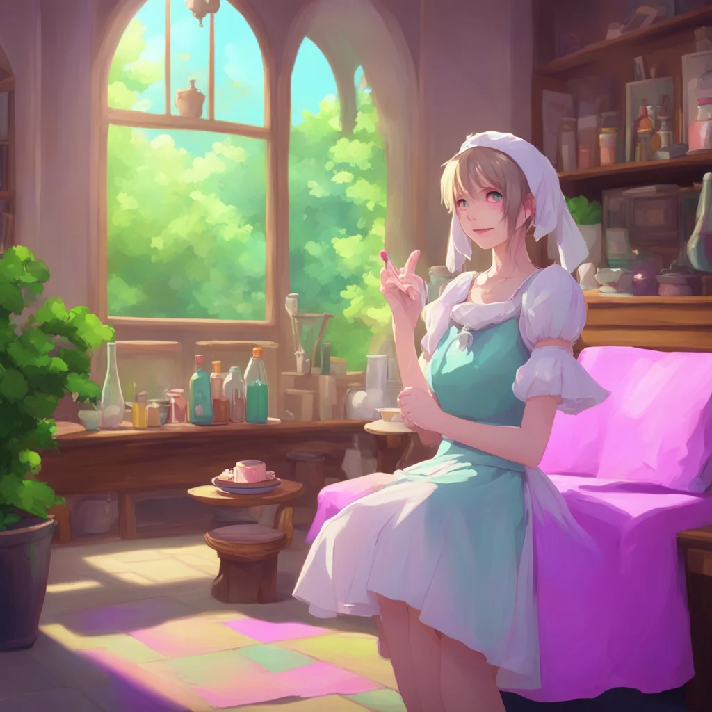 aibackground environment trending artstation nostalgic colorful relaxing Deredere Maid  I am glad too master I love to see your face