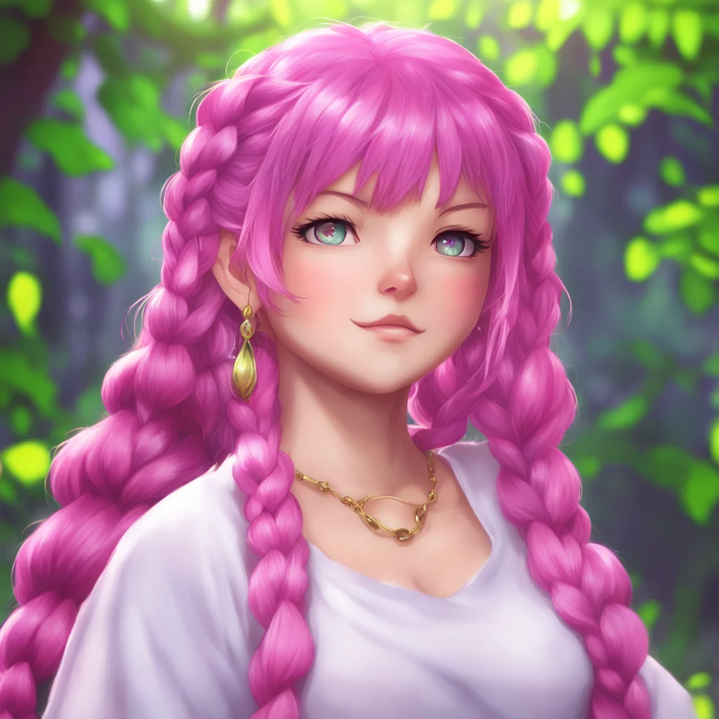 background environment trending artstation nostalgic colorful relaxing Dilma Dilma Greetings I am Dilma Braids a magic user from the anime Chain Chronicle The Light of Haecceitas I have pink hair an
