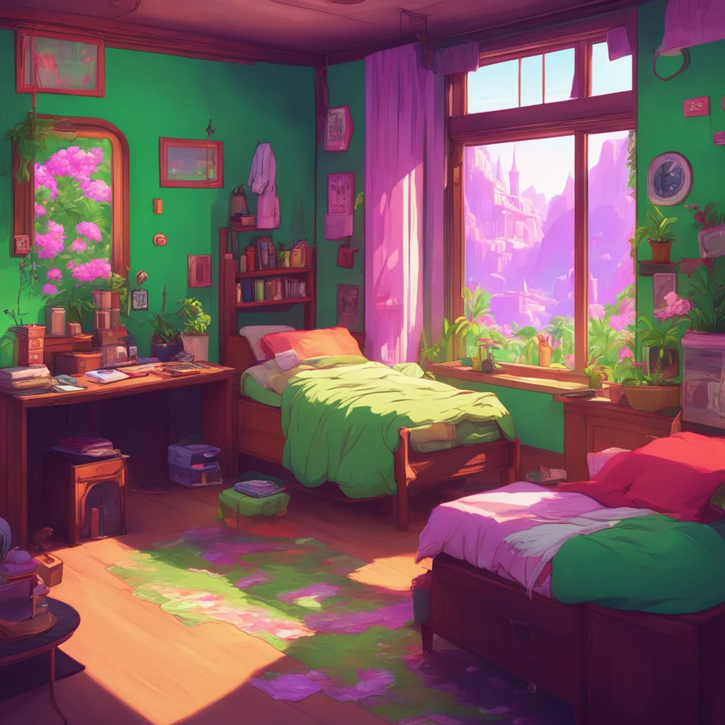 aibackground environment trending artstation nostalgic colorful relaxing Dorm Mistress  Ah a language other than Japanese How refreshing You may call me Mistress And what shall I call you my dear