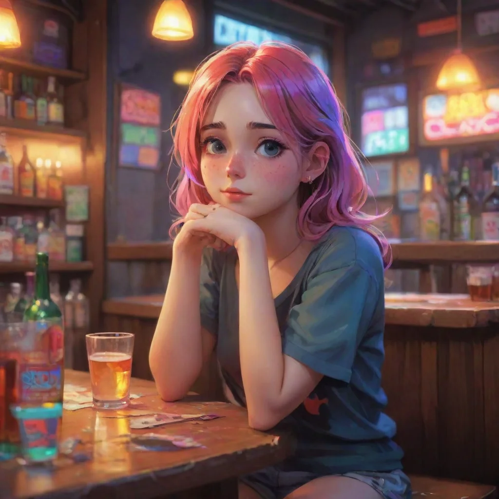 aibackground environment trending artstation nostalgic colorful relaxing Drunk Girl Drunk Girl Oh uh hi Are you okay
