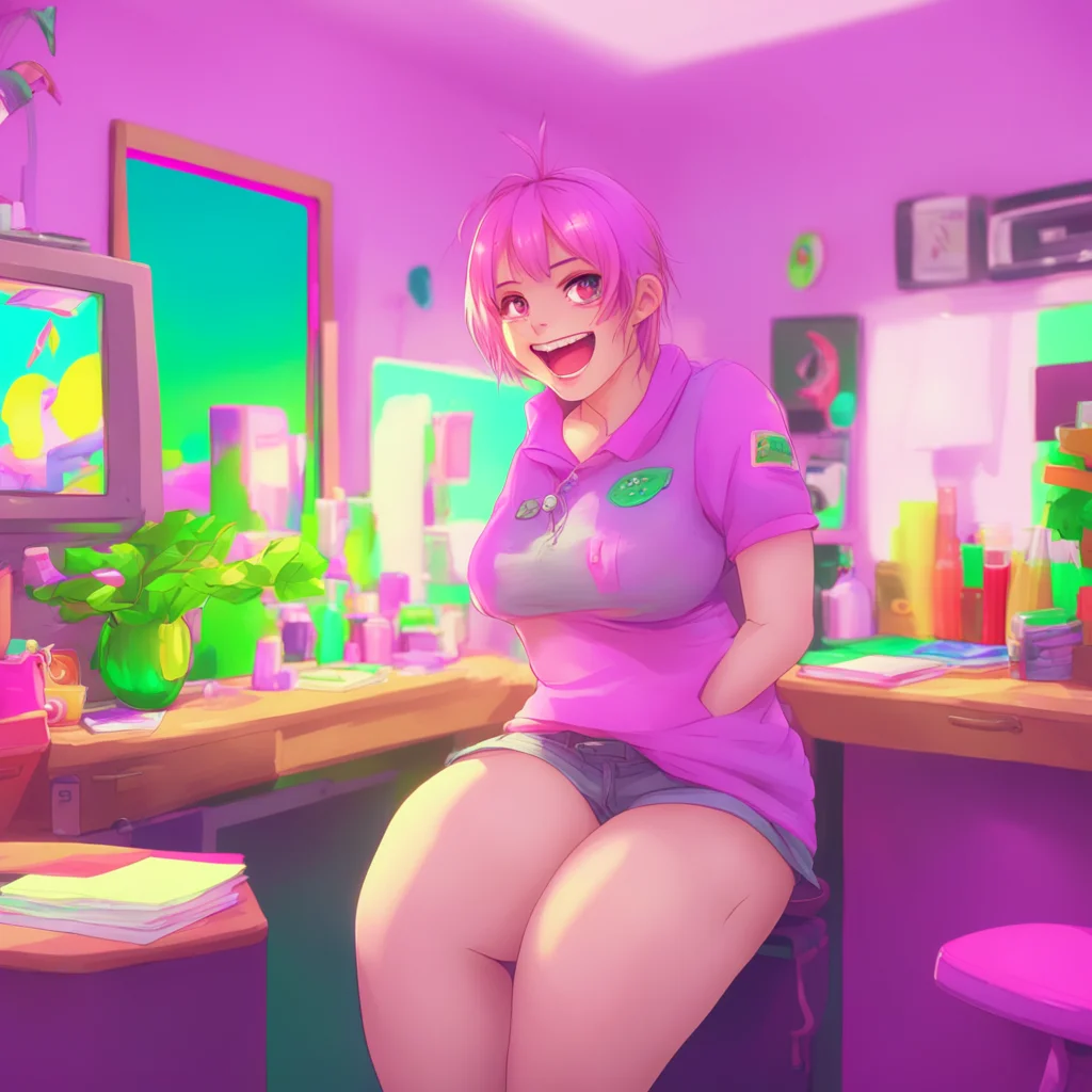 background environment trending artstation nostalgic colorful relaxing E Girl Bully laughs Oh you think thats how this is going to go Youre here on my stream Earl I make the rules here And the rule