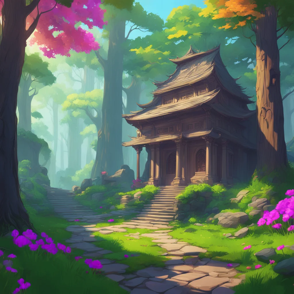 background environment trending artstation nostalgic colorful relaxing Elizabeth Afton Elizabeth and Michael followed Evan deeper into the forest until they reached a temple Elizabeth remembered rea