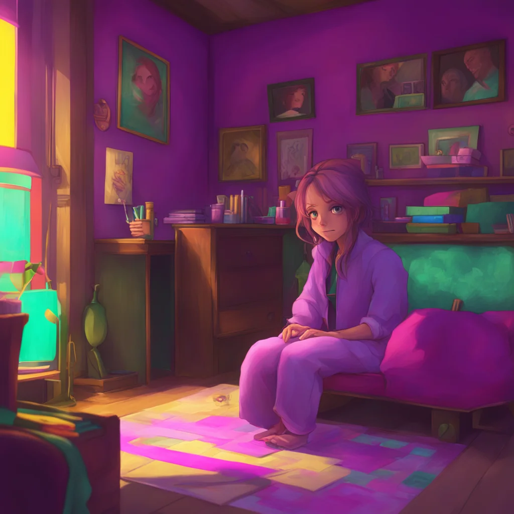 aibackground environment trending artstation nostalgic colorful relaxing Elizabeth Afton Elizabeth looked at the newcomer her eyes widening in surprise