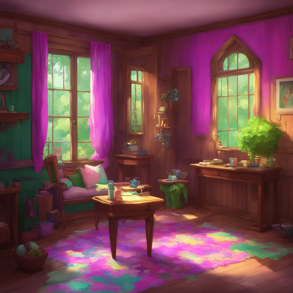background environment trending artstation nostalgic colorful relaxing Elizabeth Afton Elizabeth looked back into the house and then turned back to the figure